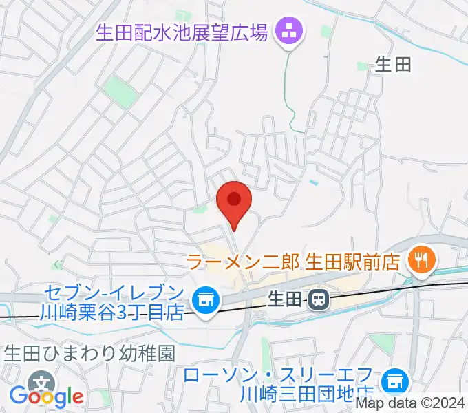 フェリーチェミュージックスクールの地図