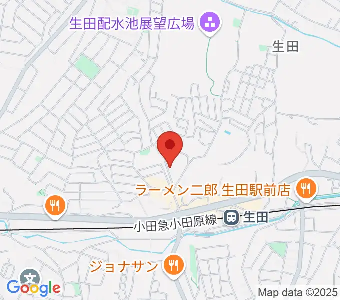 フェリーチェミュージックスクールの地図