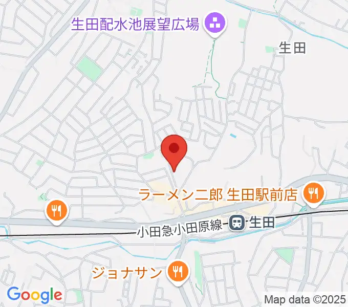 フェリーチェミュージックスクールの地図