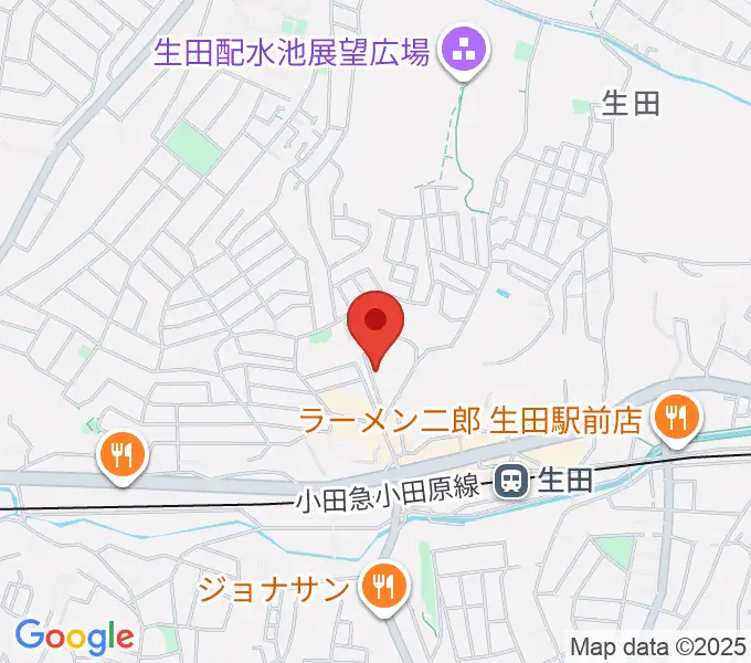 フェリーチェミュージックスクールの地図