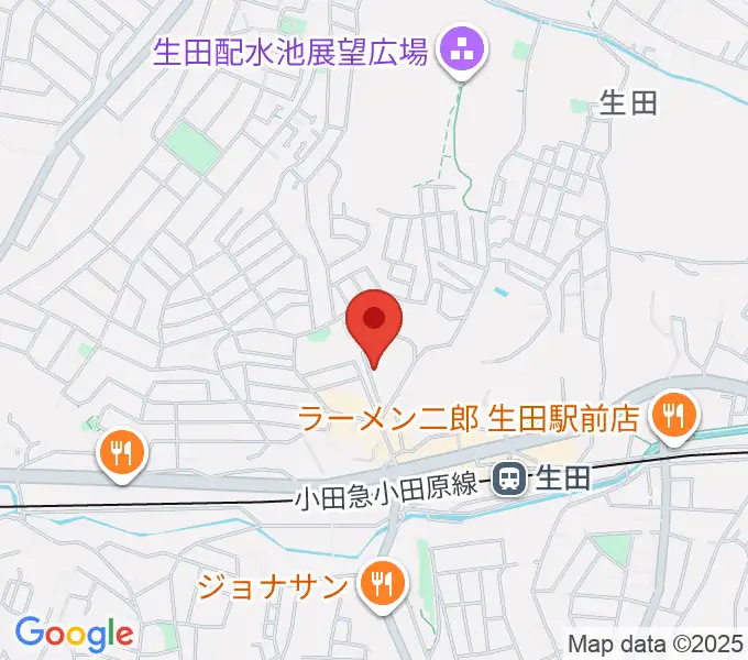 フェリーチェミュージックスクールの地図
