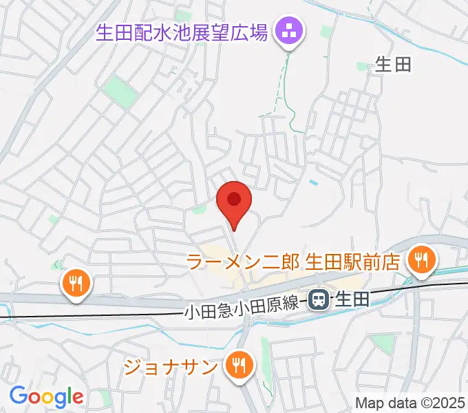 フェリーチェミュージックスクールの地図