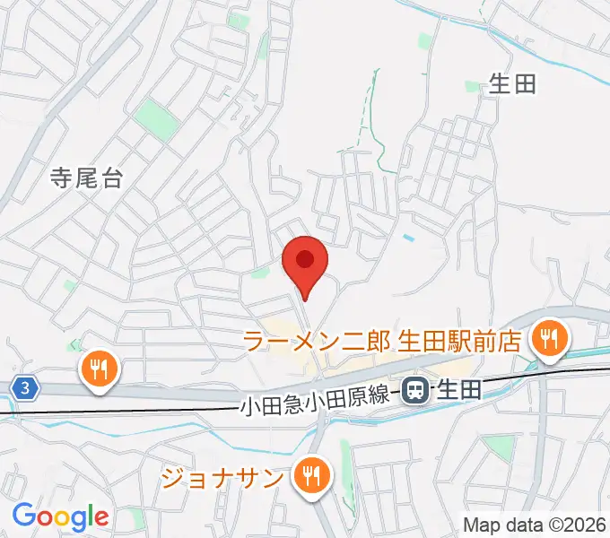 フェリーチェミュージックスクールの地図