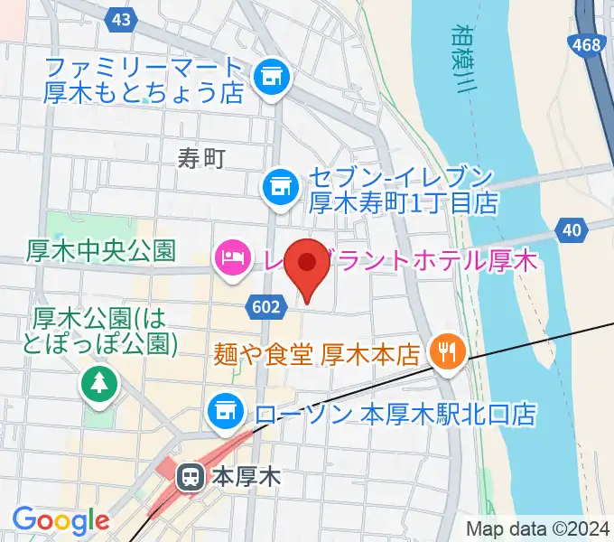 スタジオシールの地図