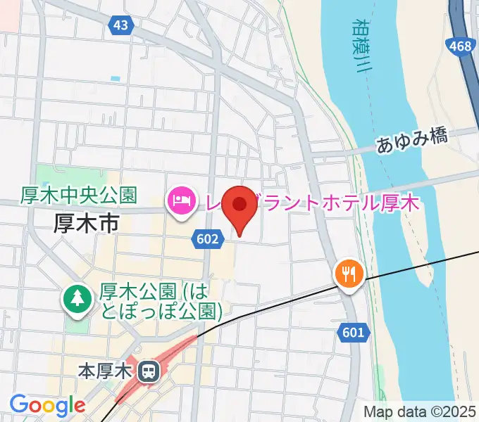 スタジオシールの地図