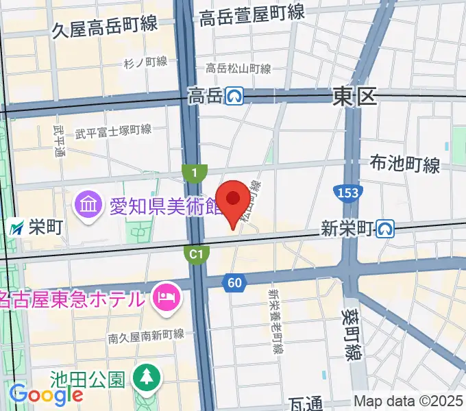 Nancy 名古屋の地図