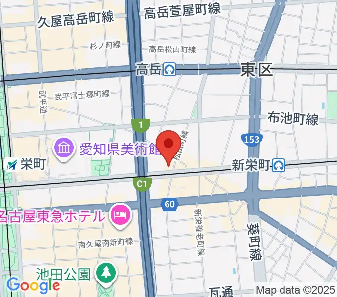 Nancy 名古屋の地図