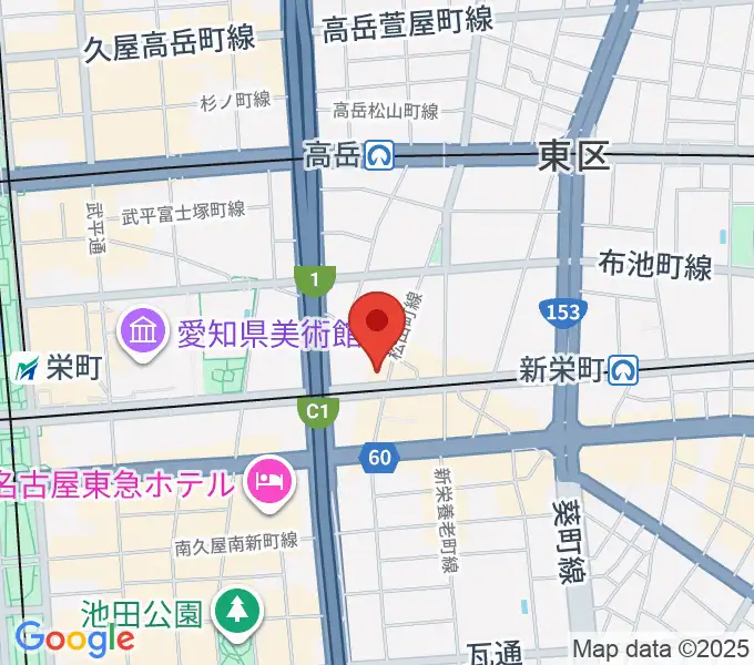 Nancy 名古屋の地図