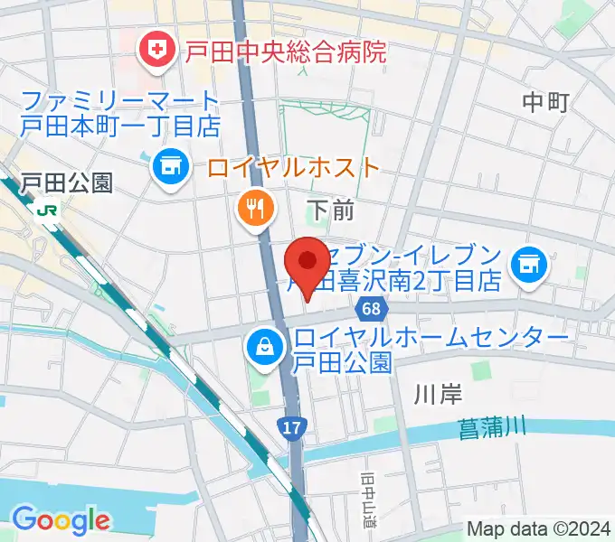 さくら音楽教室の地図