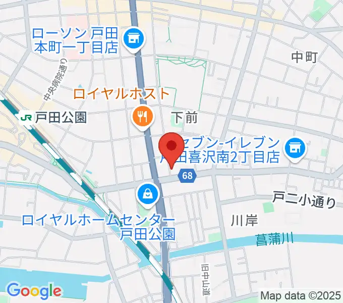 さくら音楽教室の地図