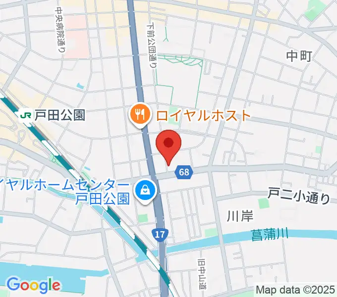 さくら音楽教室の地図