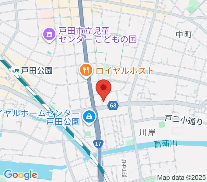 さくら音楽教室の地図