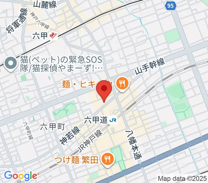 ボイストレーニング HS DREAMの地図