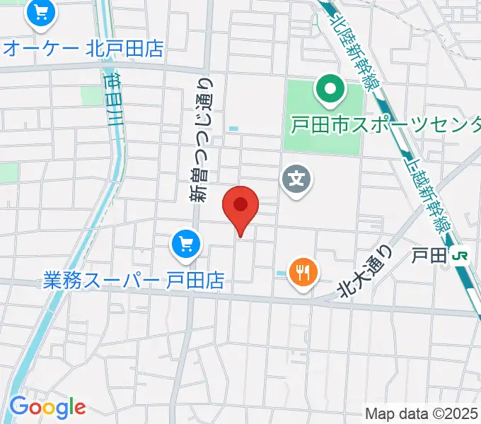 フィオーリ音楽教室の地図
