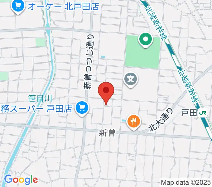 フィオーリ音楽教室の地図