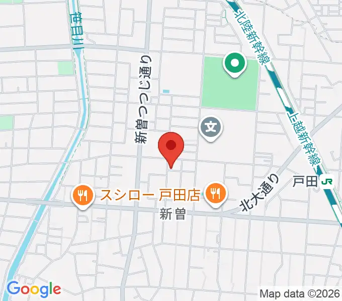 フィオーリ音楽教室の地図