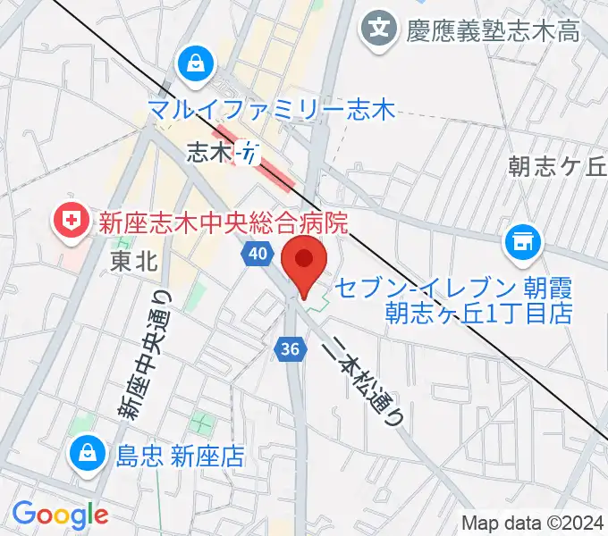 MIYUKI音楽教室の地図