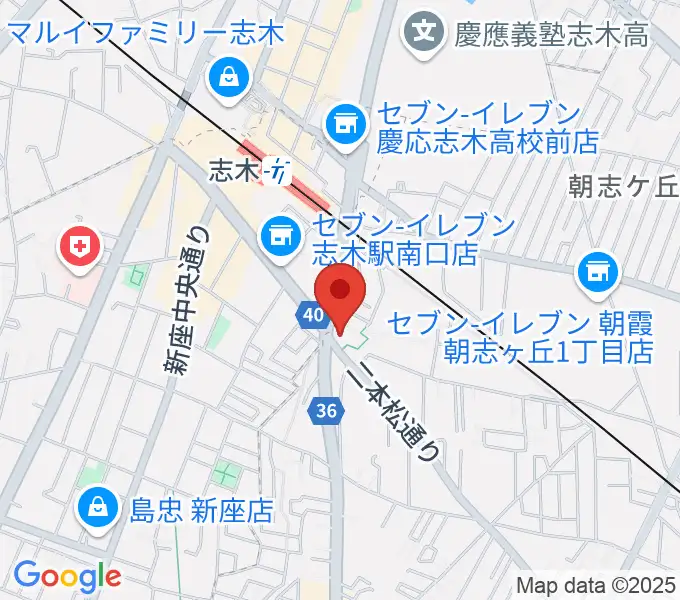 MIYUKI音楽教室の地図