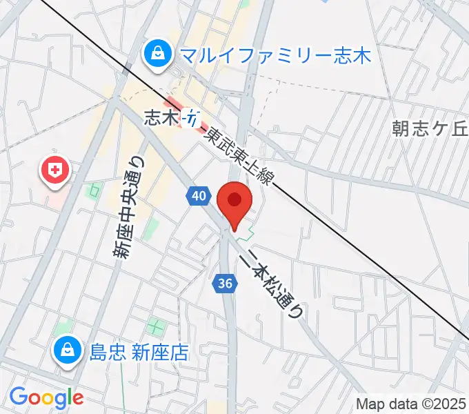MIYUKI音楽教室の地図