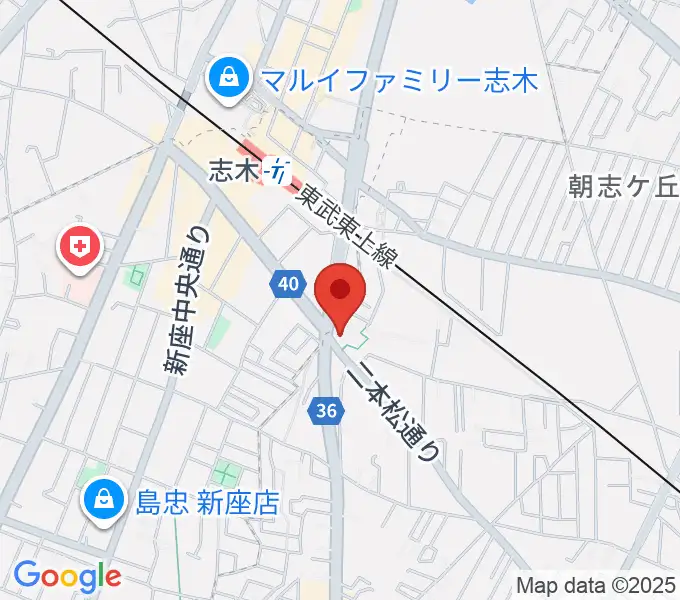 MIYUKI音楽教室の地図