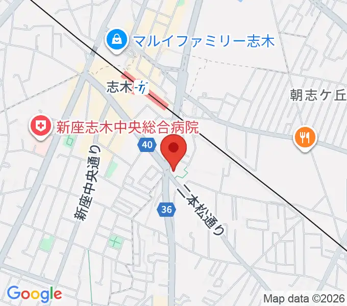 MIYUKI音楽教室の地図