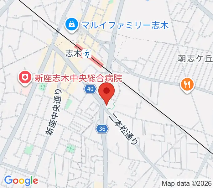 MIYUKI音楽教室の地図
