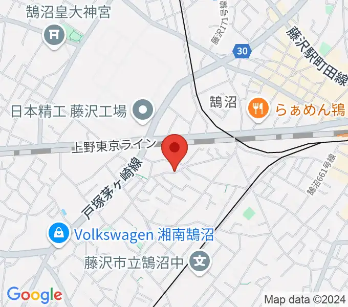 西尾真理のぴあの教室の地図