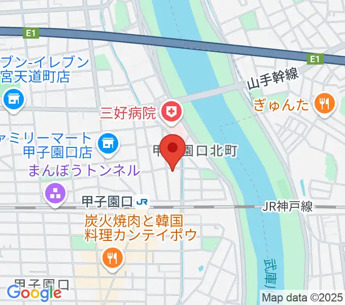 Musicぽえむ音楽教室の地図