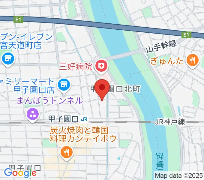 Musicぽえむ音楽教室の地図