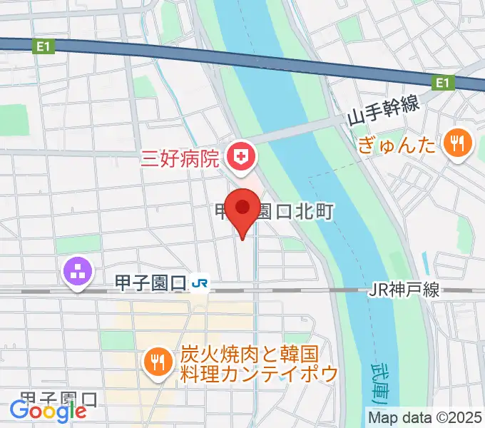 Musicぽえむ音楽教室の地図
