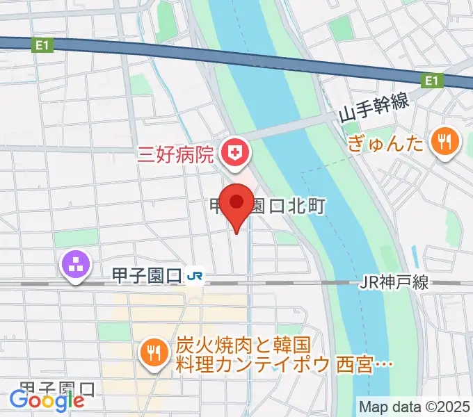 Musicぽえむ音楽教室の地図