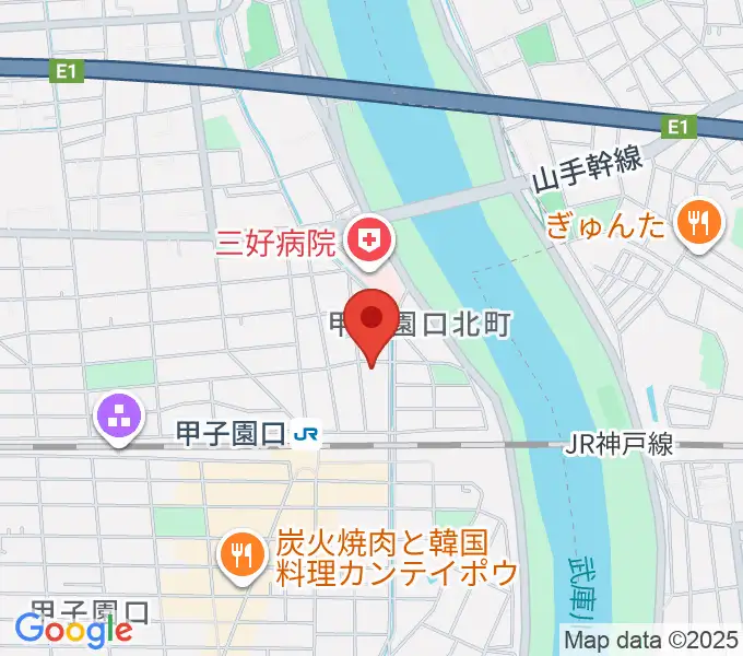 Musicぽえむ音楽教室の地図
