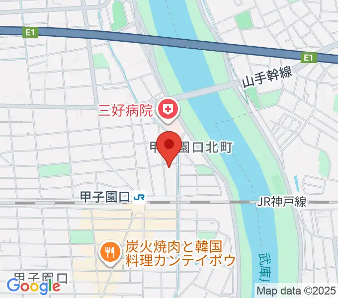 Musicぽえむ音楽教室の地図