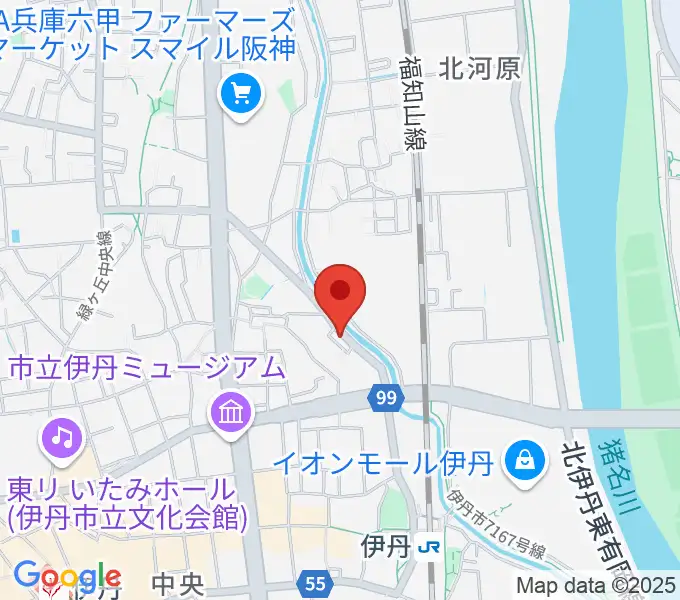 ひだピアノ教室の地図