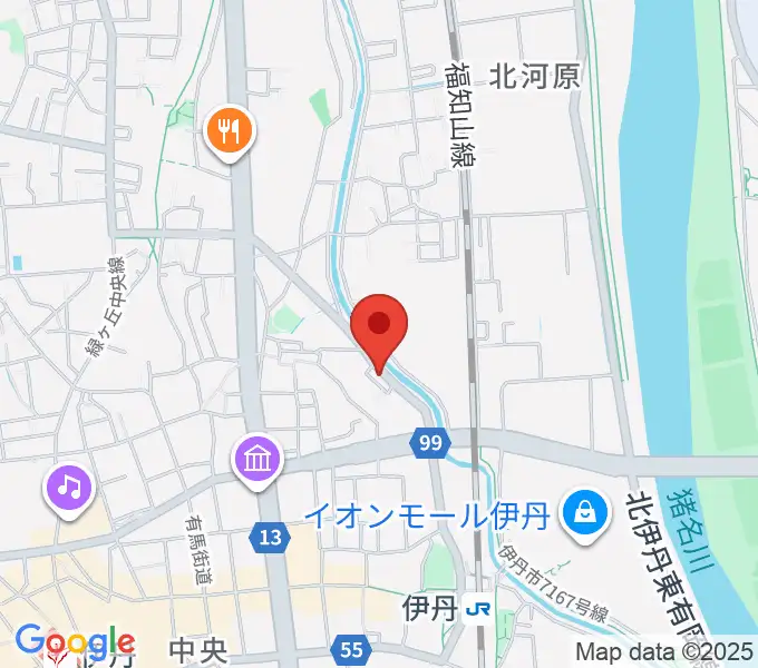 ひだピアノ教室の地図