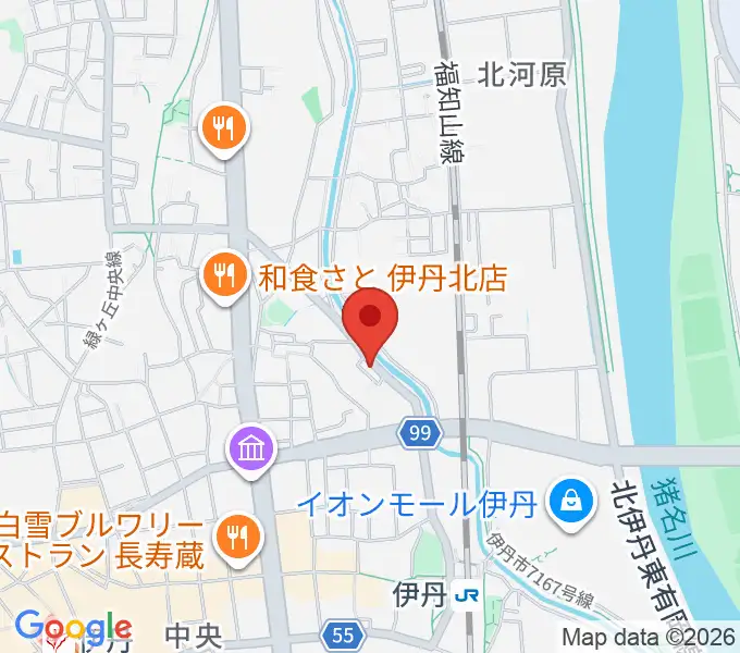 ひだピアノ教室の地図
