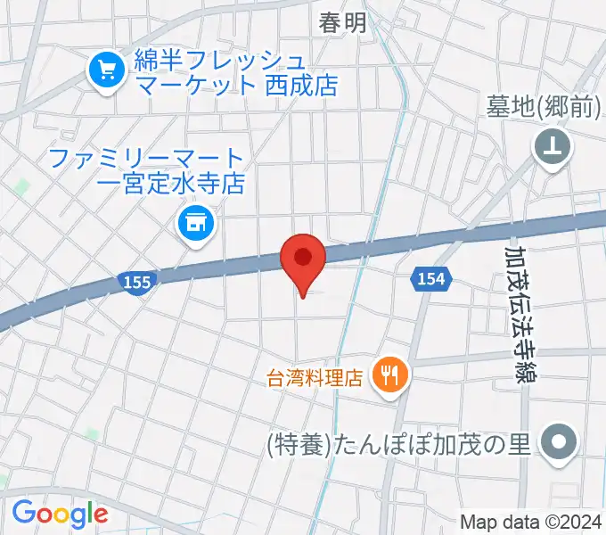 堀尾音楽教室の地図