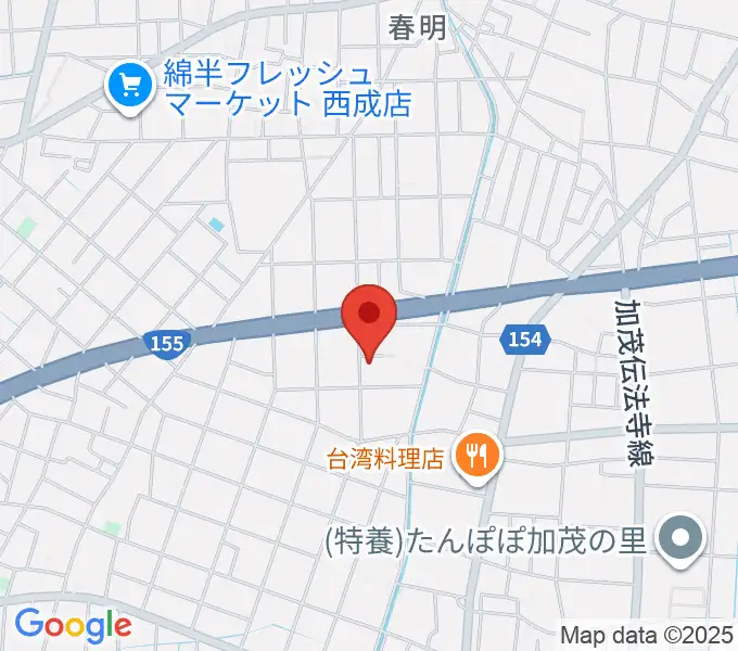 堀尾音楽教室の地図