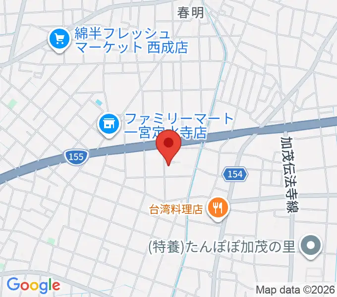 堀尾音楽教室の地図