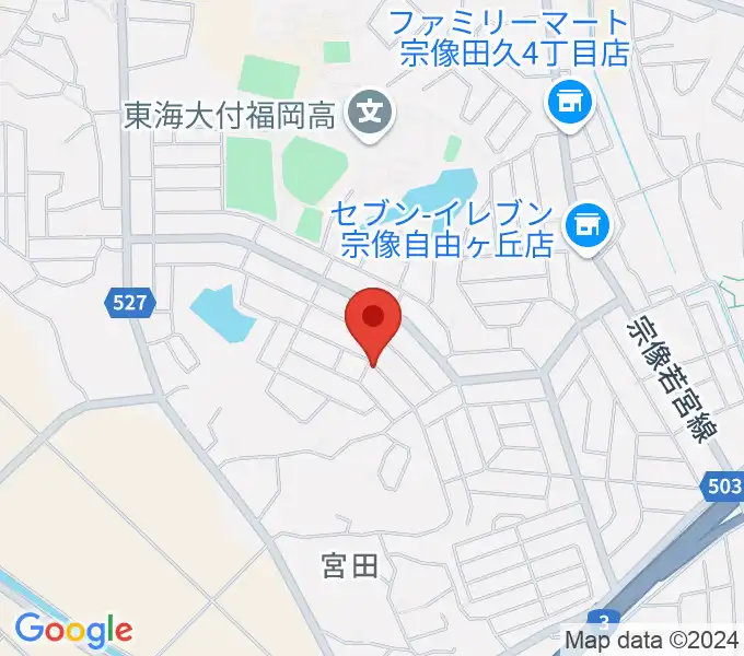 音のたね音楽教室の地図