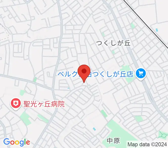 柳沢音楽教室の地図