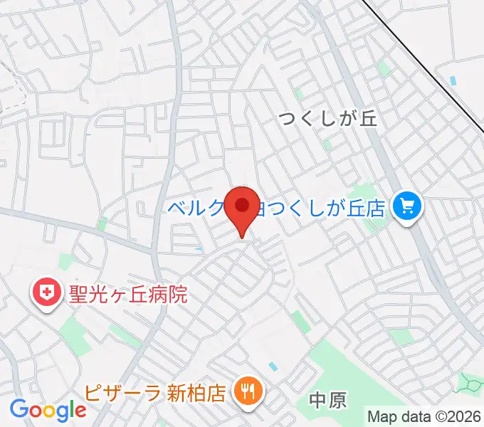 柳沢音楽教室の地図