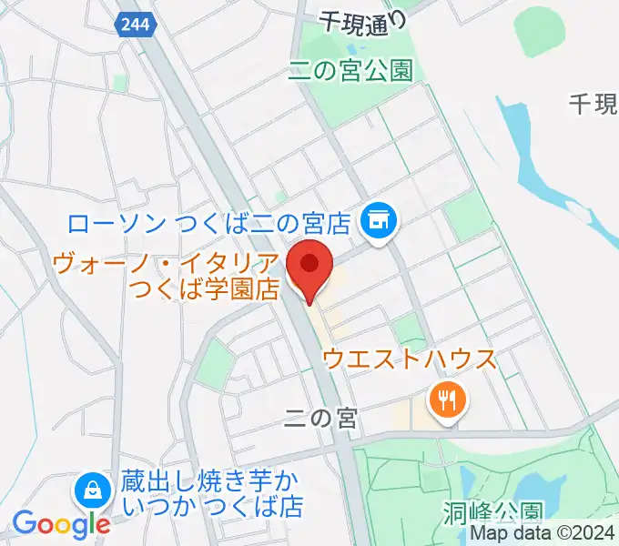 トニカ音楽院の地図