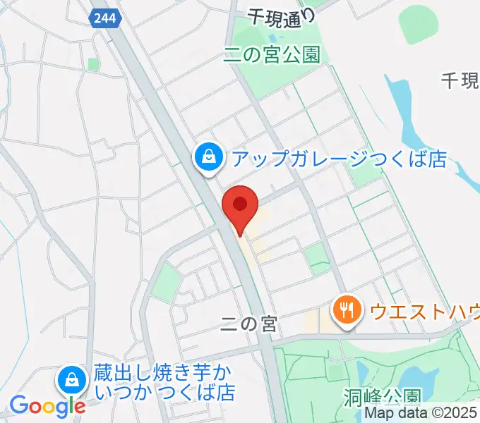 トニカ音楽院の地図