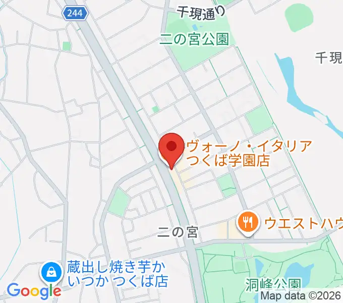 トニカ音楽院の地図