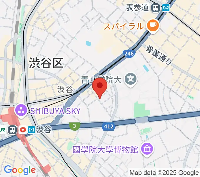 Blue-Gの地図