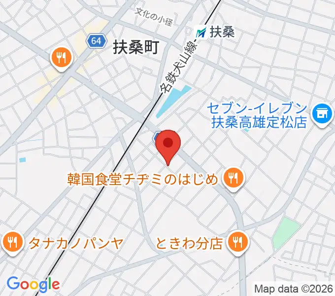 コイケ音楽教室の地図