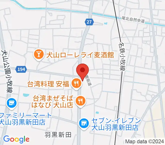 睦美音楽センターの地図