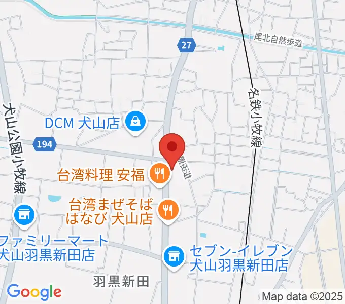 睦美音楽センターの地図