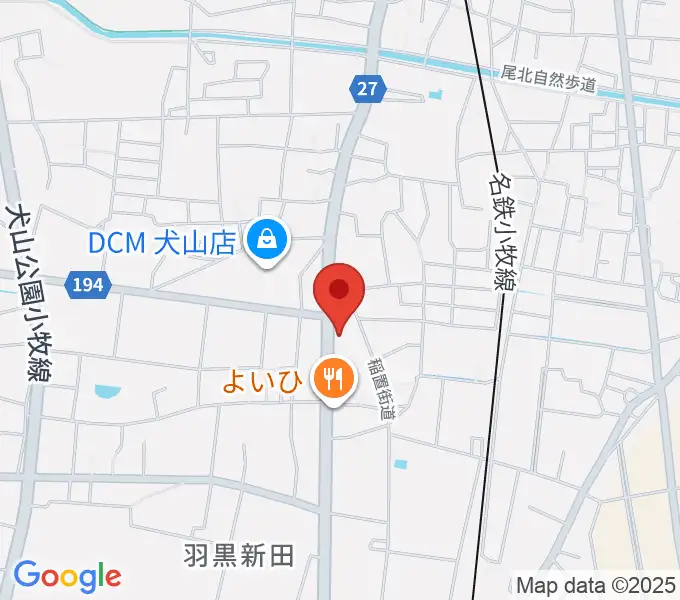睦美音楽センターの地図